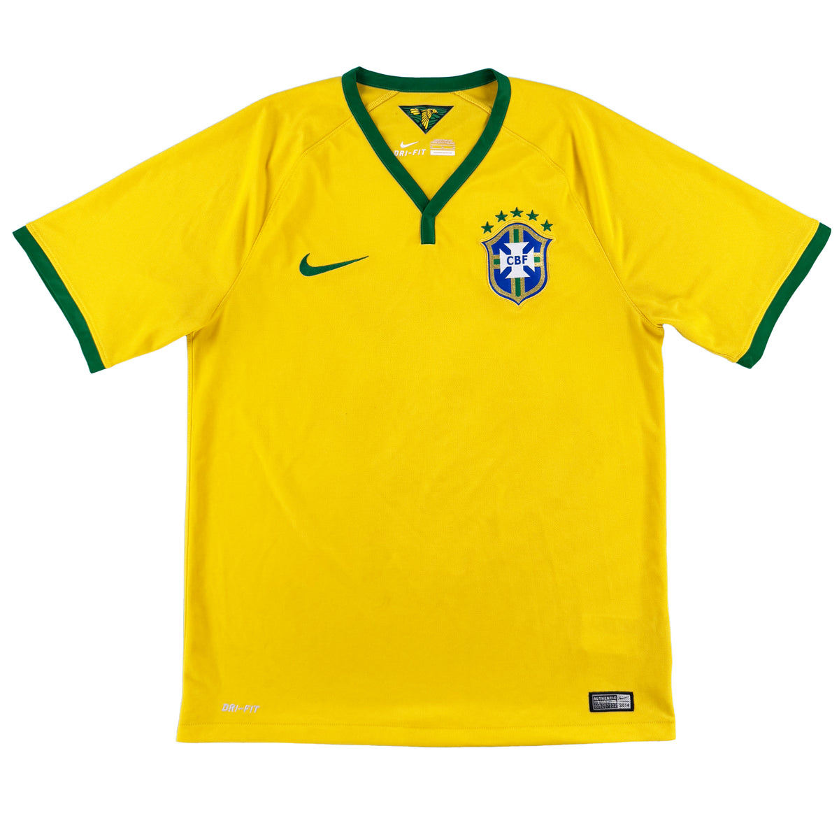 2014 World Cup Brazil Home Shirt - 8/10 - (M)