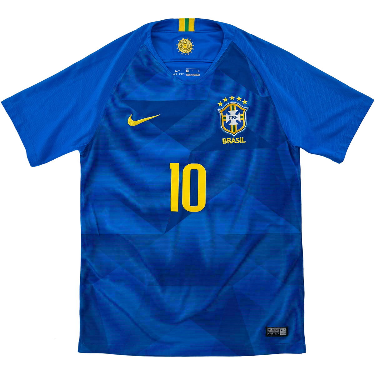 2018 Brazil World Cup Away Shirt Neymar #10 - 10/10 - (S)