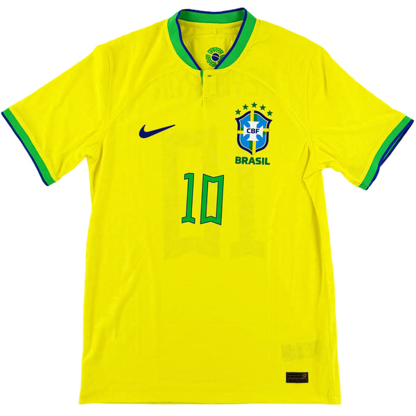2022 Brazilië WK Pro Thuis Shirt Neymar - Oldschool Voetbalshirts