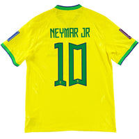 2022 Brazilië WK Thuis Shirt Neymar - Oldschool Voetbalshirts