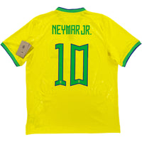 2022 Brazilie WK Thuis Shirt Neymar - Oldschool Voetbalshirts