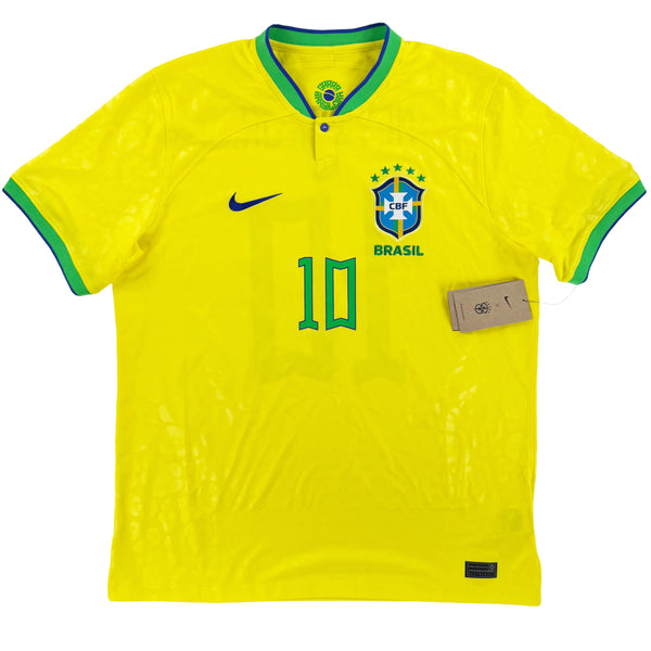 2022 Brazilie WK Thuis Shirt Neymar - Oldschool Voetbalshirts