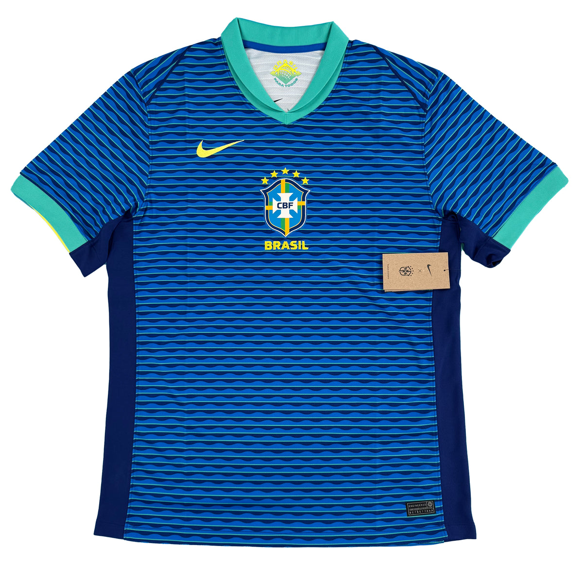 2024-25 Brazilië Uit Shirt - 10/10 - (L) - Oldschool Voetbalshirts