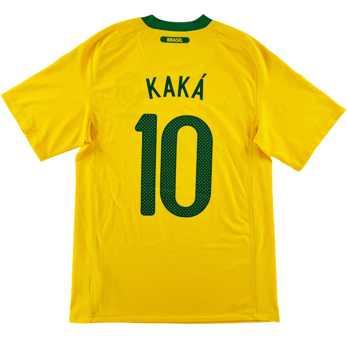 2010 Brazilië WK Thuis Shirt Kaka #10 - 10/10 - (S) - Oldschool Voetbalshirts