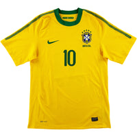 2010 Brazilië WK Thuis Shirt Kaka #10 - 10/10 - (S) - Oldschool Voetbalshirts