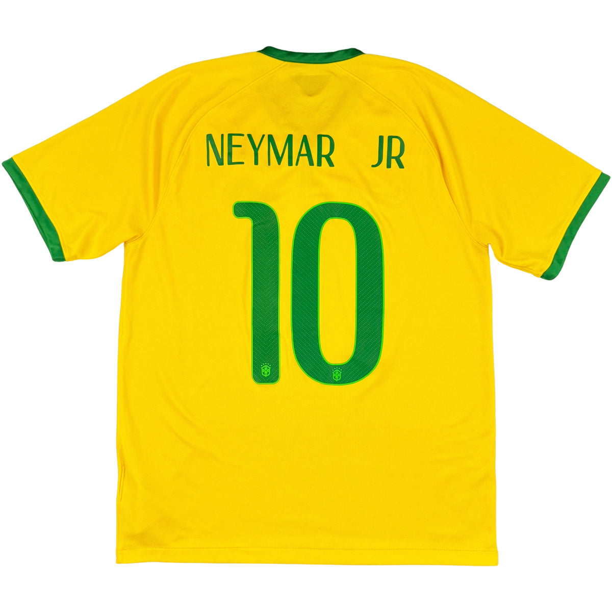 WK 2014 Brazilië Thuis Shirt Neymar #10 - 10/10 - (M)