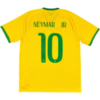 WK 2014 Brazilië Thuis Shirt Neymar #10 - 10/10 - (M)