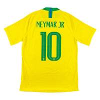 Brazil - Home Shirt - NEYMAR #10 - 2018 World Cup - Size M - Vaporknit - 10/10