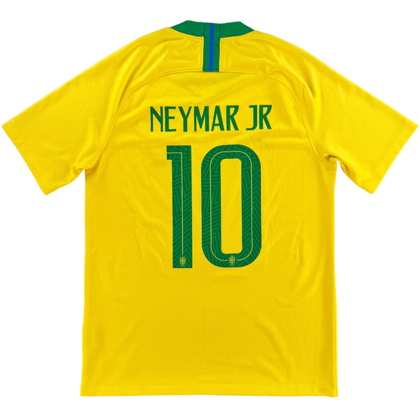 2018 Brazilie WK Thuis Shirt Neymar - Oldschool Voetbalshirts
