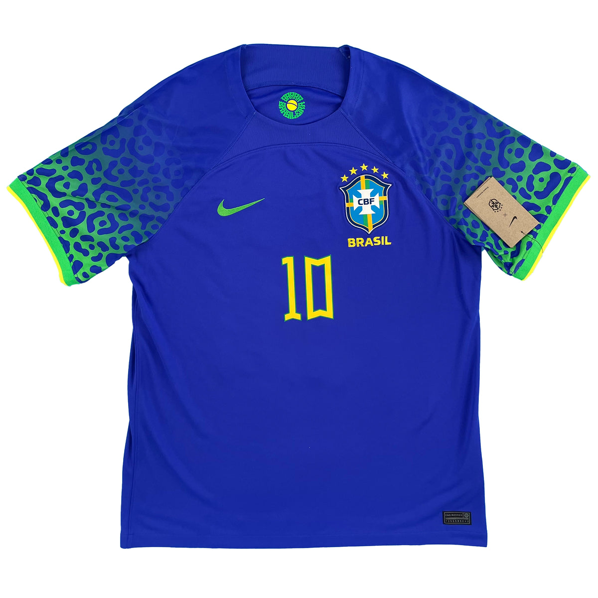 Brazil - Away Shirt - NEYMAR #10 - 2022 World Cup - Size L - 10/10