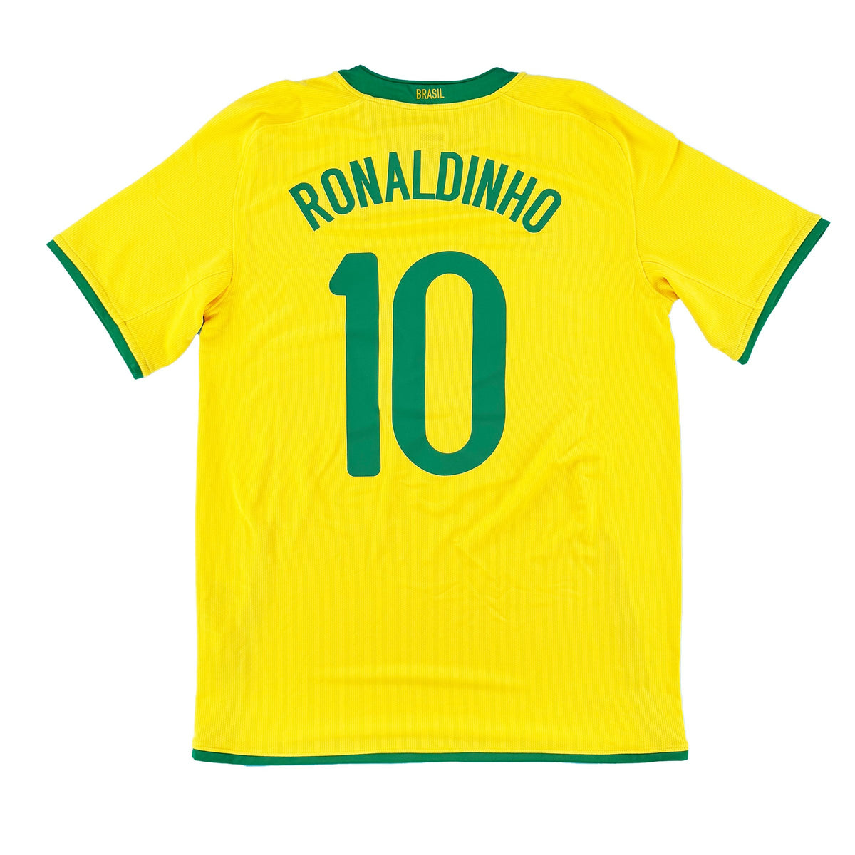 Brazil - Home Shirt - RONALDINHO #10 - 2008/10 - Size M - 10/10
