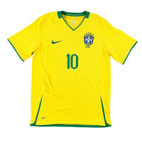 Brazil - Home Shirt - RONALDINHO #10 - 2008/10 - Size M - 10/10