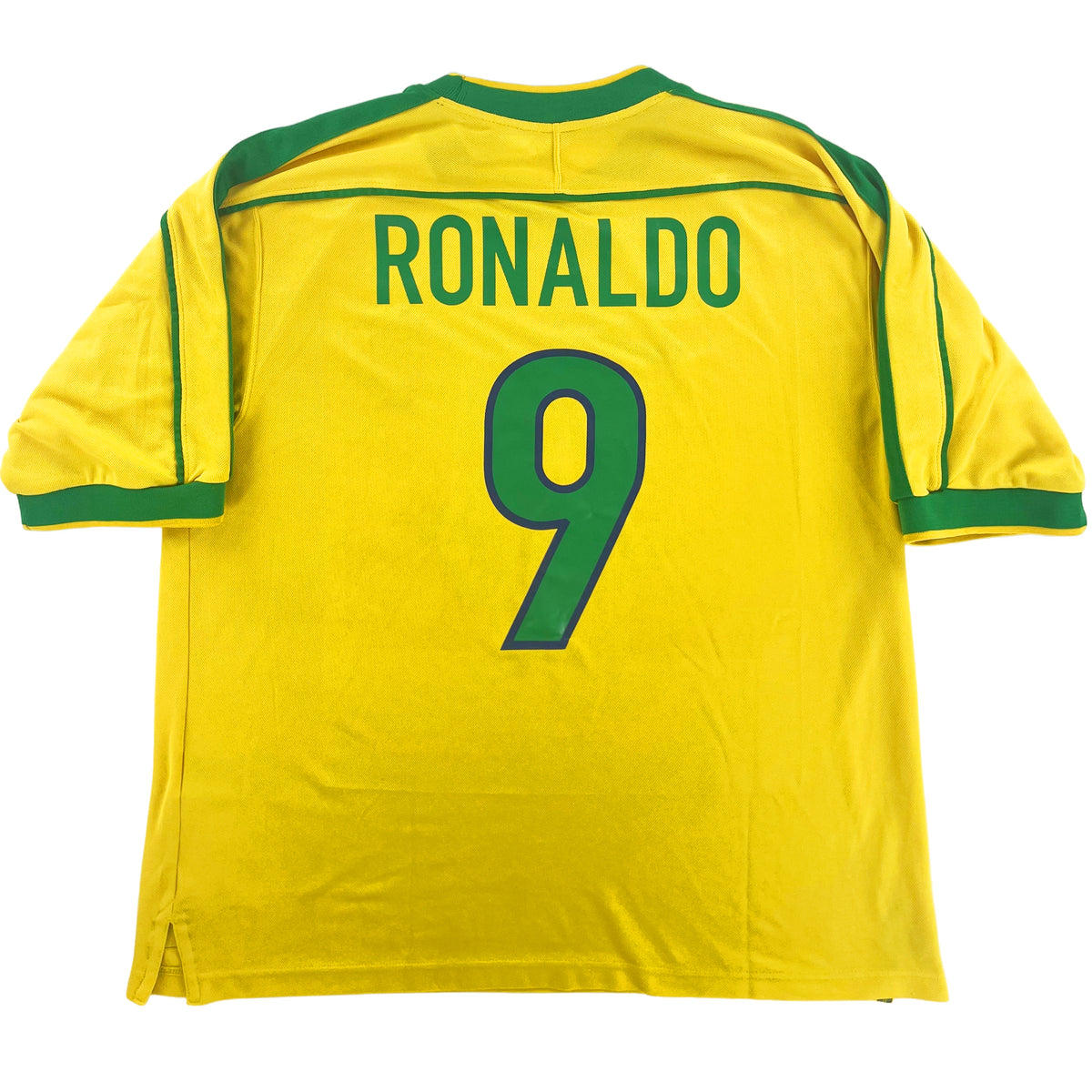 1998 Brazilië WK Thuis Shirt Ronaldo #9 - 10/10 - (XL)