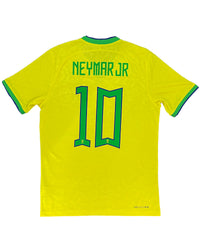 Brazil - Home Shirt - NEYMAR #10 - 2022 World Cup - Size M - Dri-FIT ADV