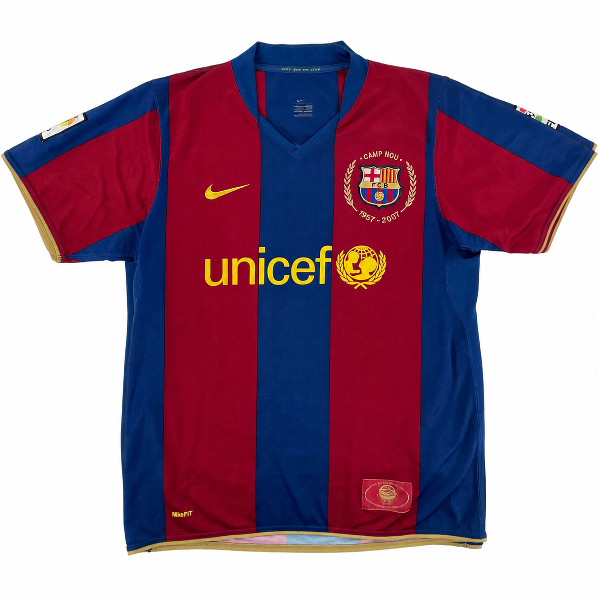 2007-08 Barcelona Thuis Shirt Ronaldinho