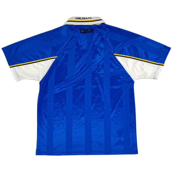 1997-99 Chelsea Thuis Shirt - 8/10 - (M) - Oldschool Voetbalshirts