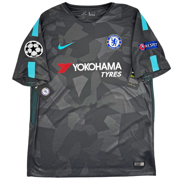 2017-18 Chelsea Uit Shirt Hazard - Oldschool Voetbalshirts