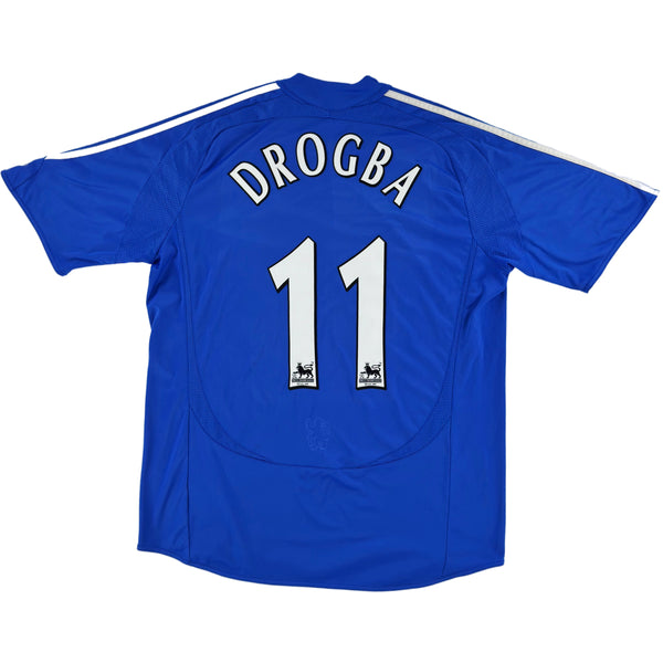 2006-08 Chelsea Thuis Shirt Drogba - Oldschool Voetbalshirts