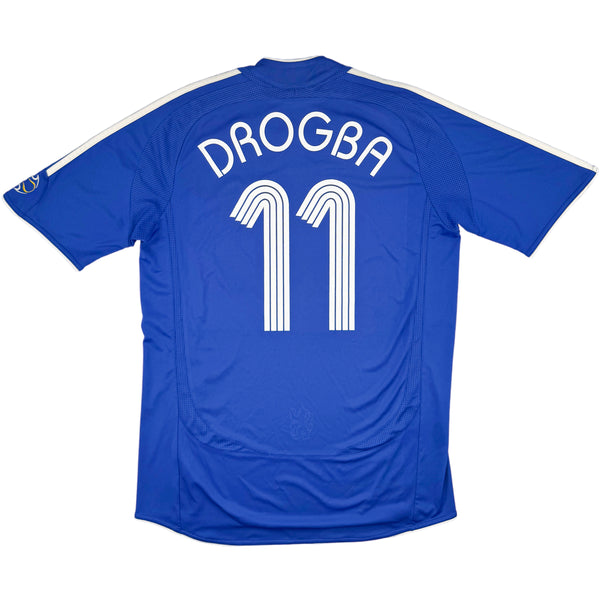 2006-08 Chelsea Thuis Shirt Drogba - Oldschool Voetbalshirts