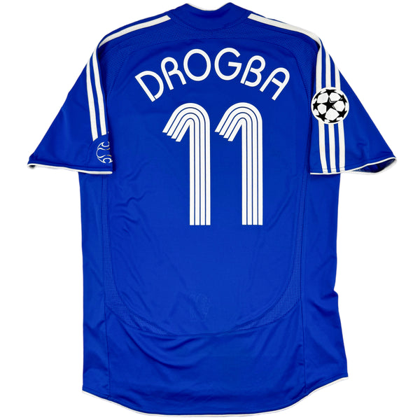 2006-08 Chelsea Thuis Shirt Drogba - Oldschool Voetbalshirts