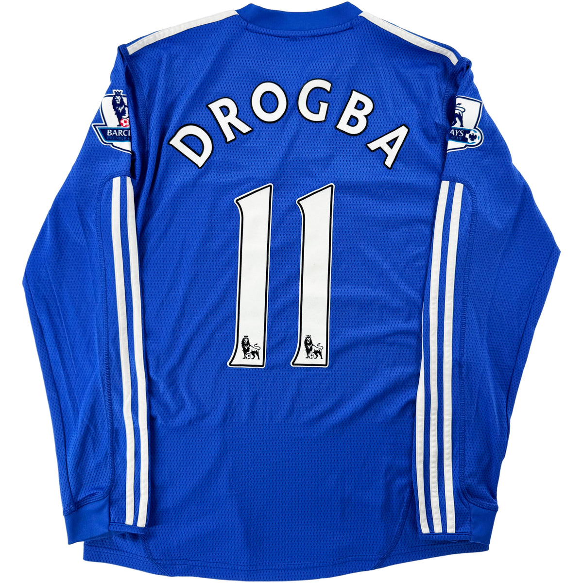 2009-10 Chelsea Thuis Shirt Drogba #11 - 9/10 - (M) - Oldschool Voetbalshirts