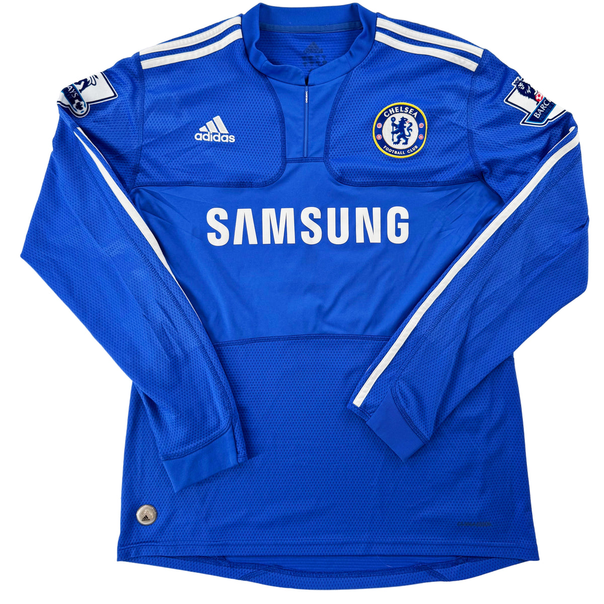 2009-10 Chelsea Thuis Shirt Drogba #11 - 9/10 - (M) - Oldschool Voetbalshirts