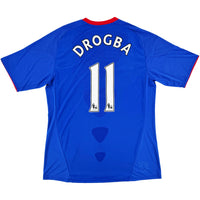 2010-11 Chelsea Thuis Shirt Drogba - 9/10 - (L) - Oldschool Voetbalshirts