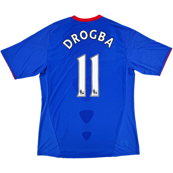 2010-11 Chelsea Thuis Shirt Drogba - 9/10 - (L) - Oldschool Voetbalshirts