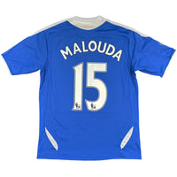 2011-12 Chelsea Thuis Shirt Malouda #15 - 8/10 - (M)