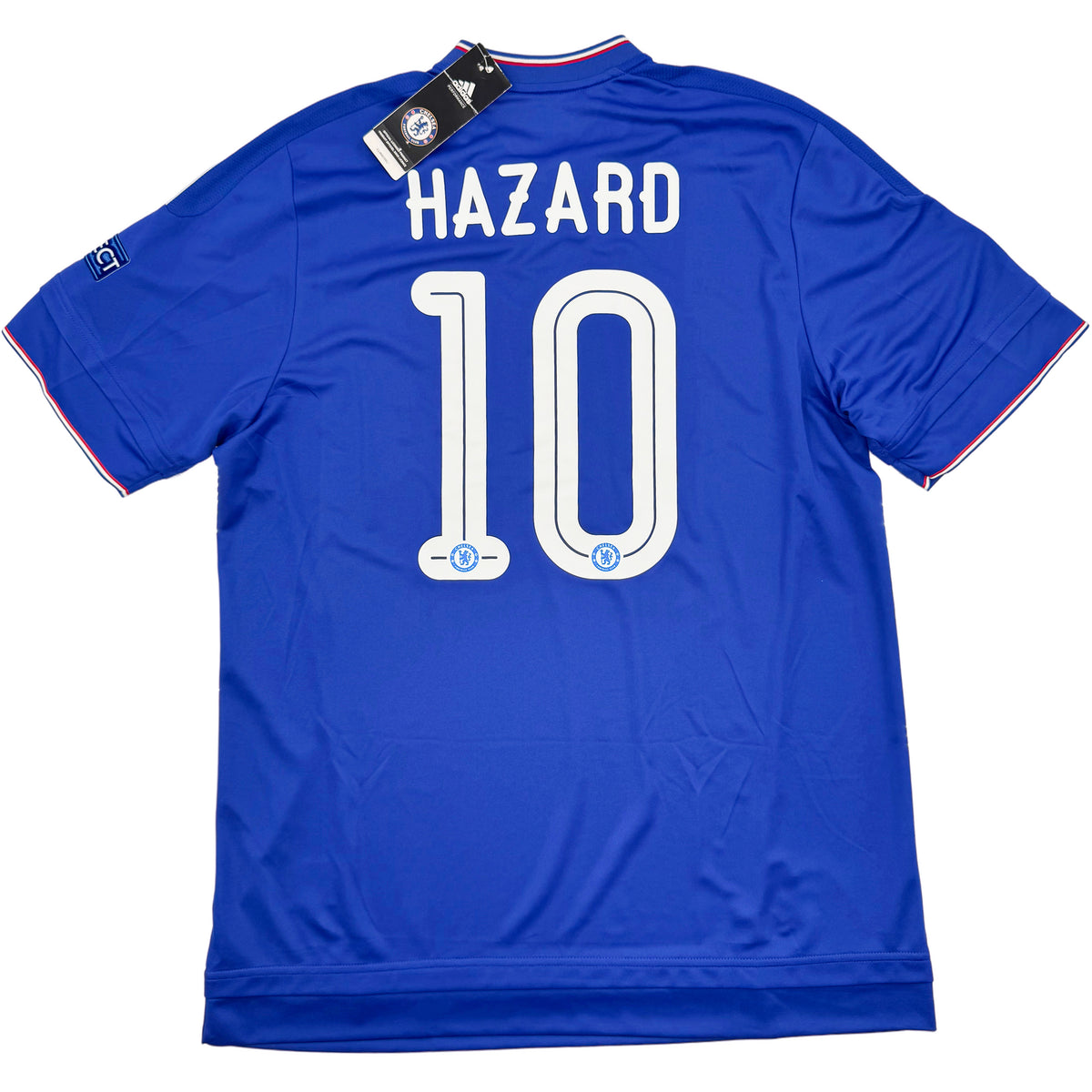 2015-16 Chelsea Thuis Shirt Hazard - Oldschool Voetbalshirts