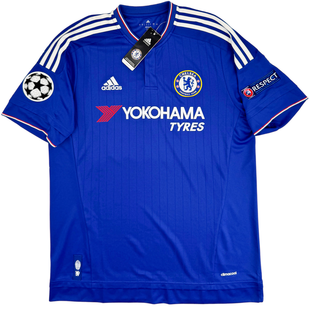 2015-16 Chelsea Thuis Shirt Hazard - Oldschool Voetbalshirts