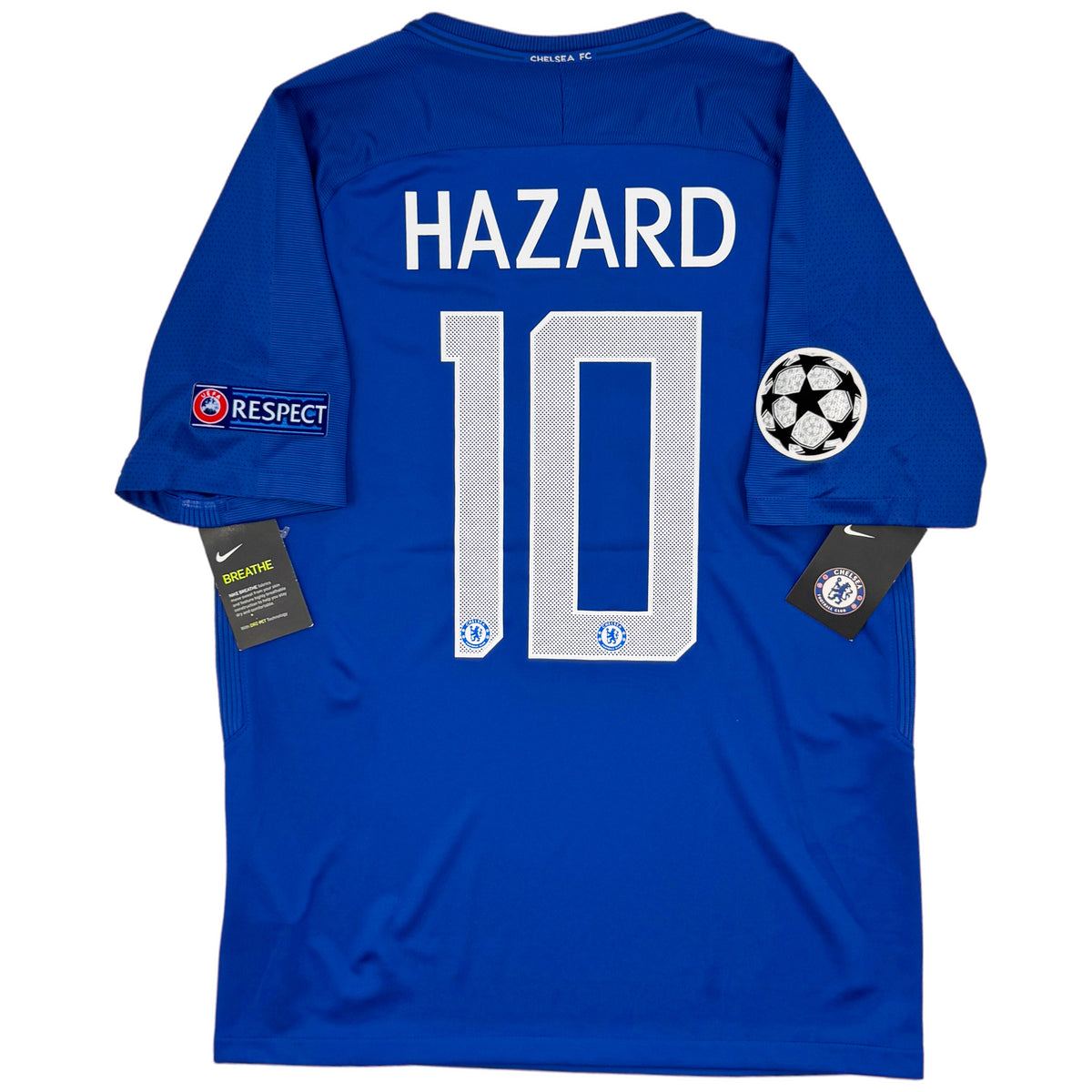 2017-18 Chelsea Thuis Shirt Hazard - Oldschool Voetbalshirts