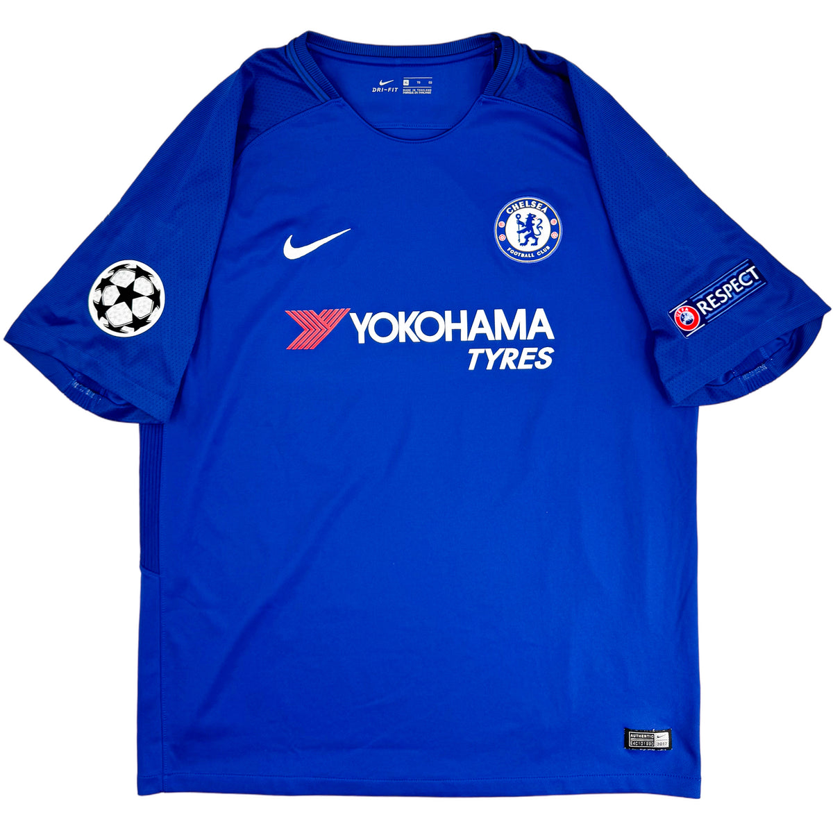 2017-18 Chelsea Thuis Shirt Hazard - Oldschool Voetbalshirts