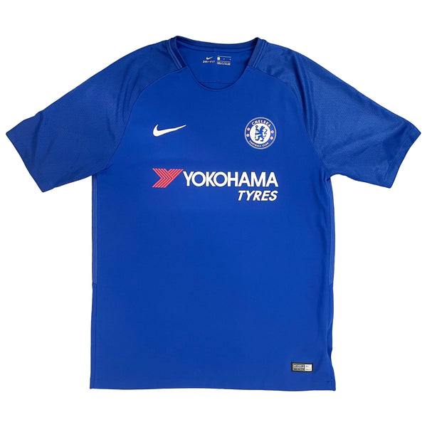 2017-18 Chelsea Thuis Shirt - 9/10 - (M) - Oldschool Voetbalshirts