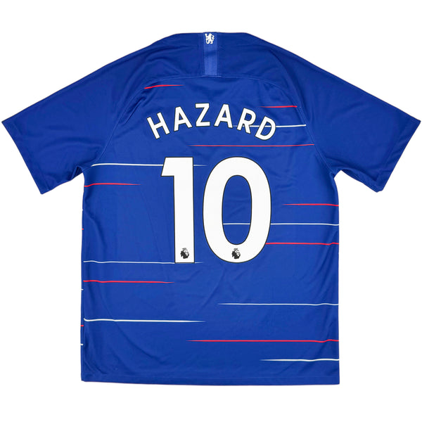 2018-19 Chelsea Thuis Shirt Hazard - Oldschool Voetbalshirts