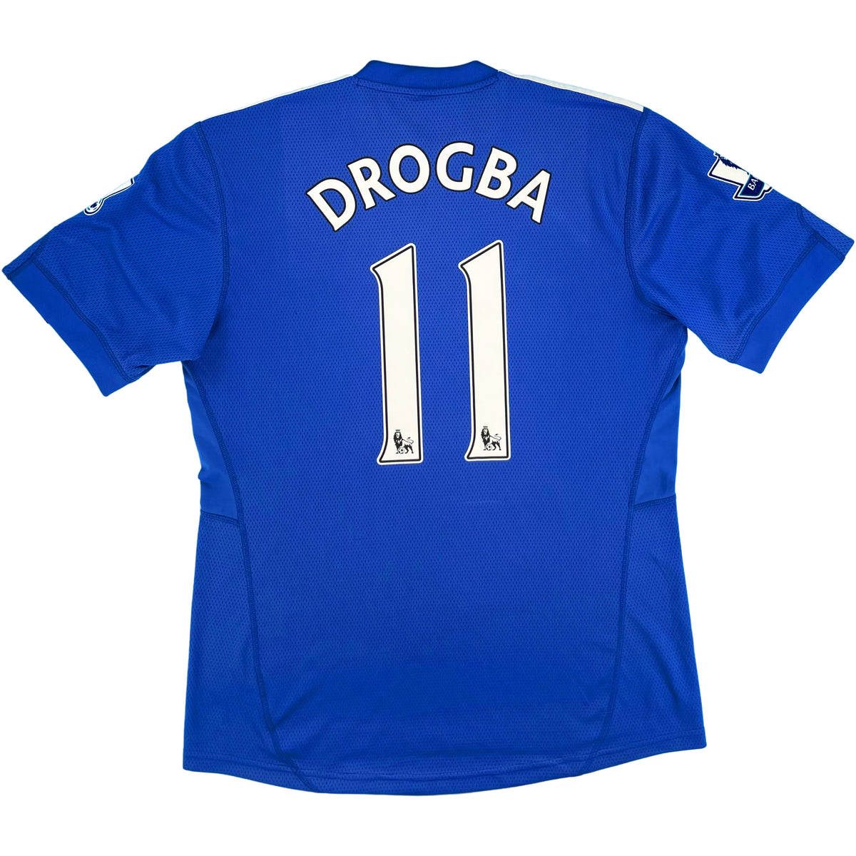 2009-10 Chelsea Thuis Shirt Drogba #11 - 8/10 - (L) - Oldschool Voetbalshirts