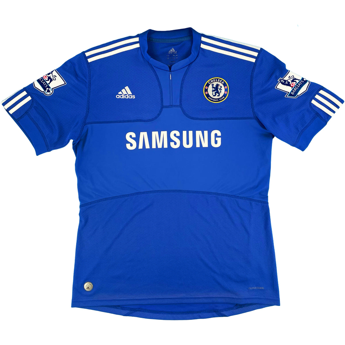 2009-10 Chelsea Thuis Shirt Drogba #11 - 8/10 - (L) - Oldschool Voetbalshirts