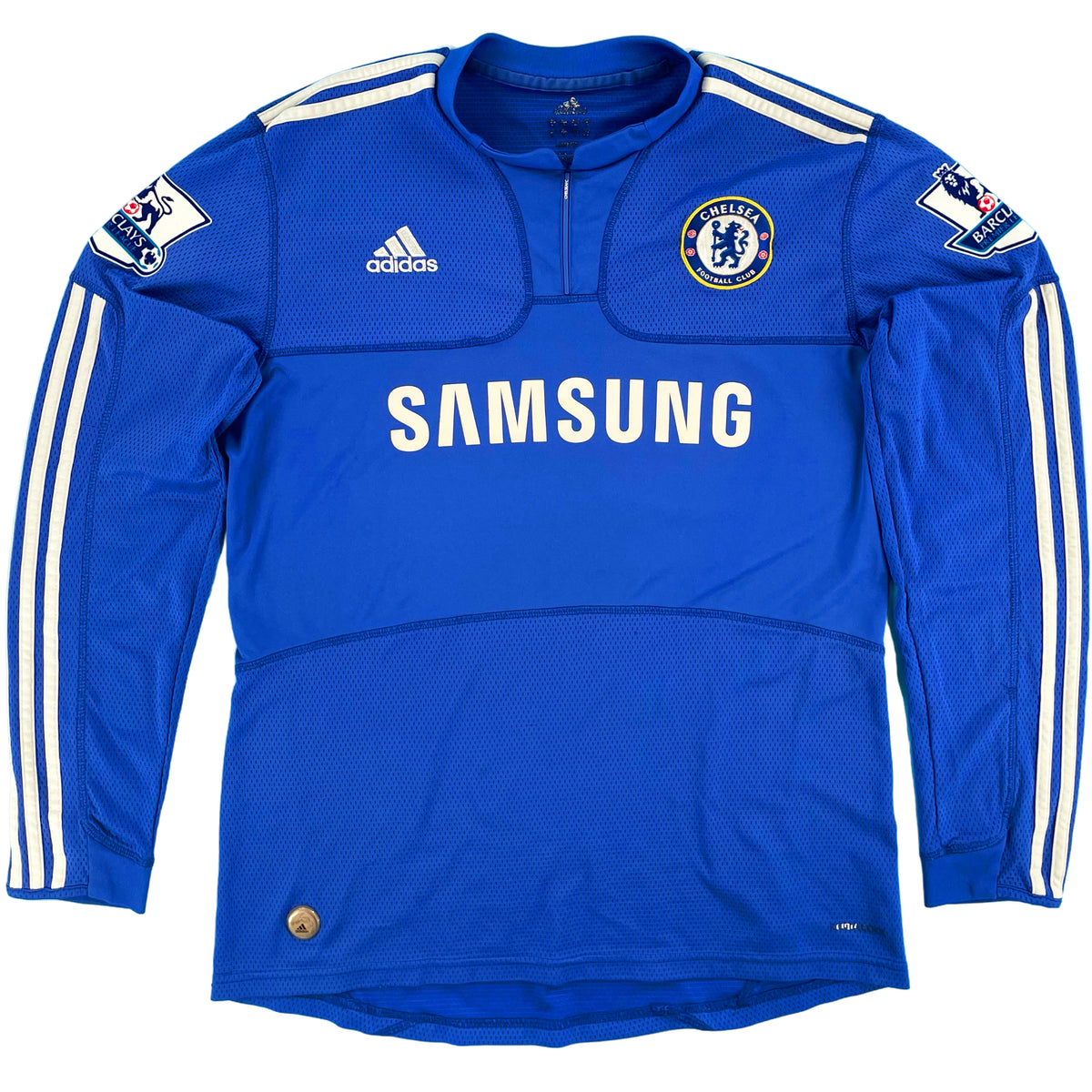 2009-10 Chelsea Thuis Shirt Drogba #11 - 9/10 - (M) - Oldschool Voetbalshirts