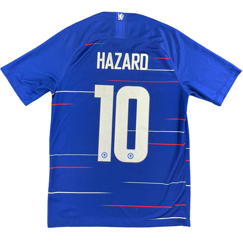 2018-19 Chelsea Thuis Shirt Hazard #10 - 9/10 - (S) - Oldschool Voetbalshirts