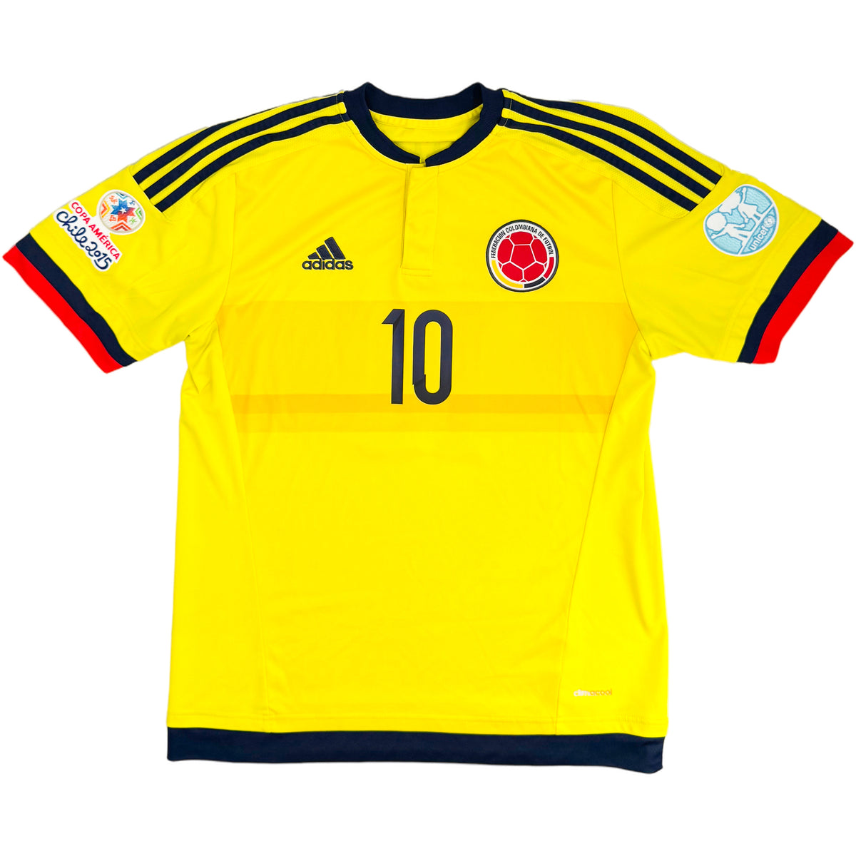 2015-16 Colombia Thuis Shirt James - Oldschool Voetbalshirts