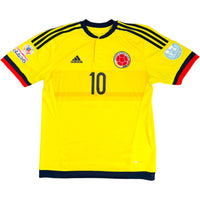 2015-16 Colombia Thuis Shirt James - Oldschool Voetbalshirts