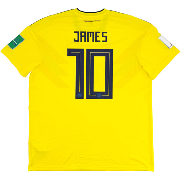 2018 Colombia WK Thuis Shirt James - Oldschool Voetbalshirts