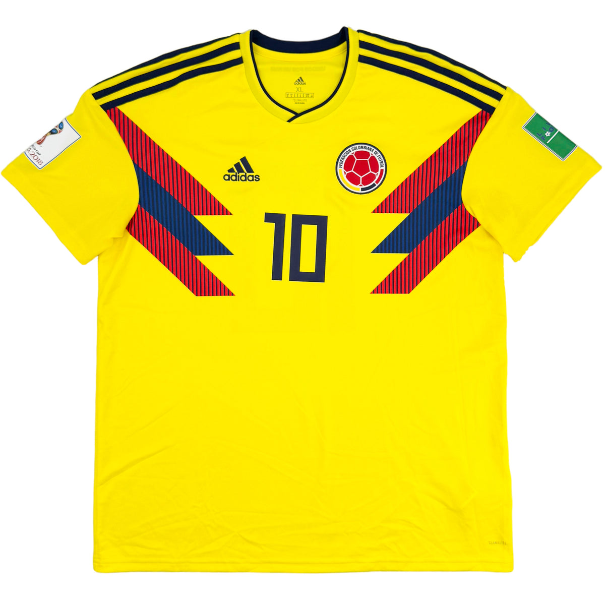 2018 Colombia WK Thuis Shirt James - Oldschool Voetbalshirts