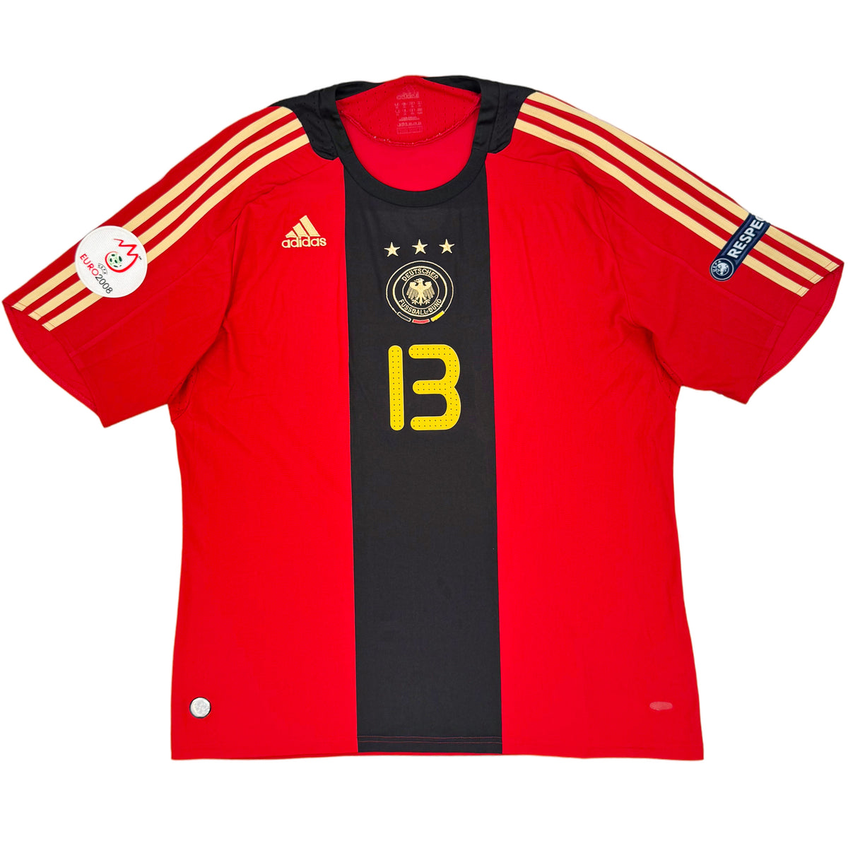 2008 Duitsland EK Uit Shirt Ballack - Oldschool Voetbalshirts