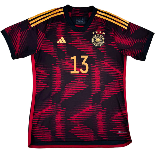 2022 Duitsland WK Uit Shirt Müller - Oldschool Voetbalshirts