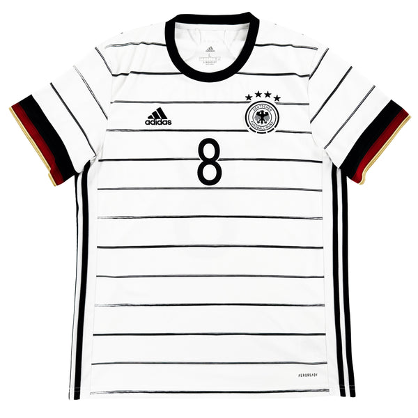 2020 Duitsland EK Thuis Shirt Kroos #8 - 7/10 - (L) - Oldschool Voetbalshirts