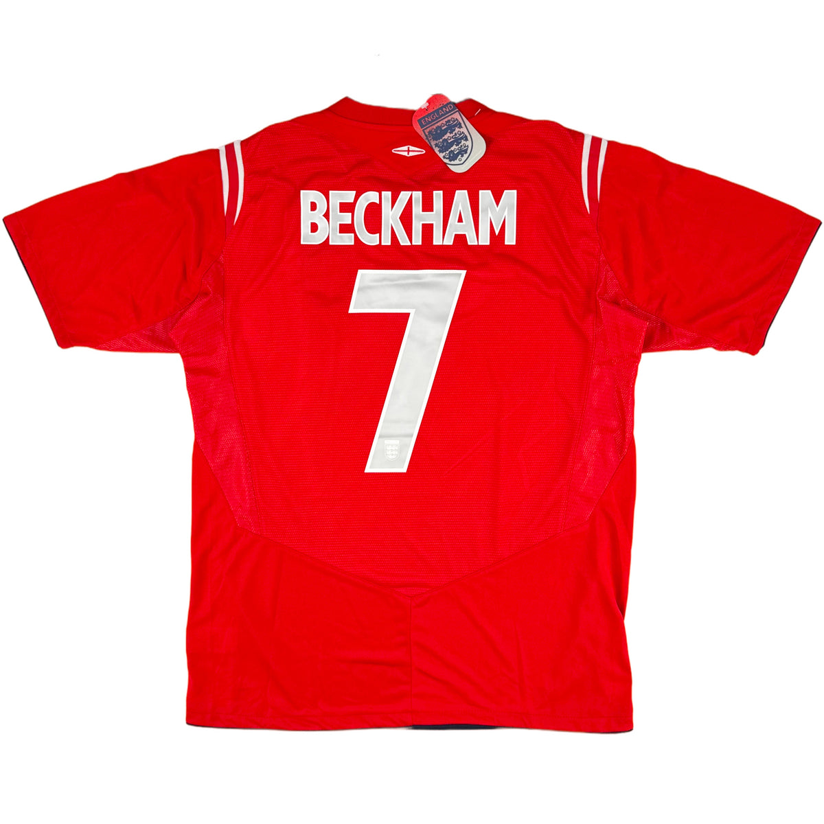 2004 Engeland EK Uit Shirt Beckham - Oldschool Voetbalshirts