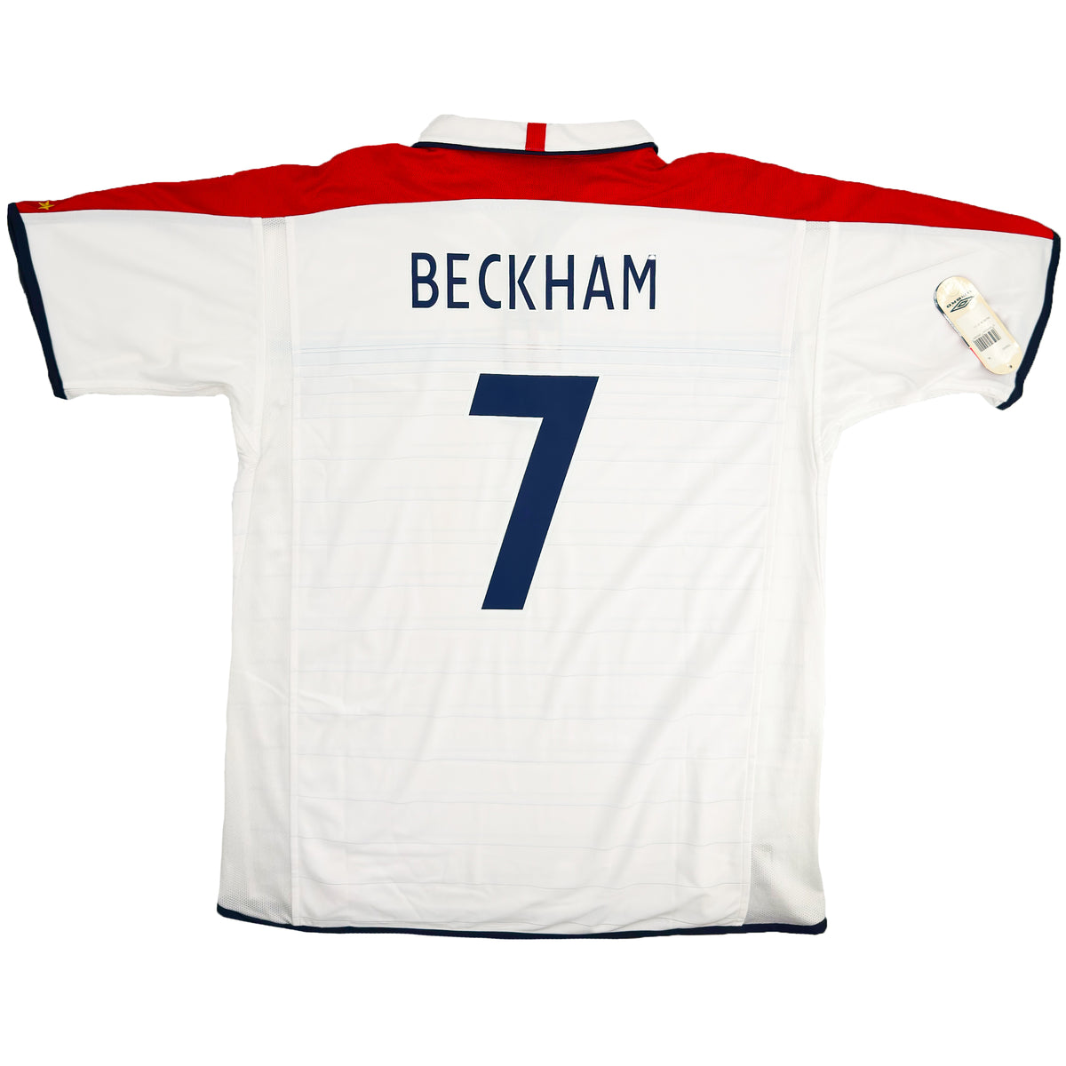 2004 Engeland EK Thuis Shirt Beckham - Oldschool Voetbalshirts