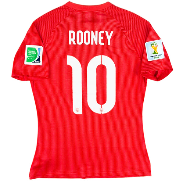 2014 Engeland WK Pro Uit Shirt Rooney - Oldschool Voetbalshirts