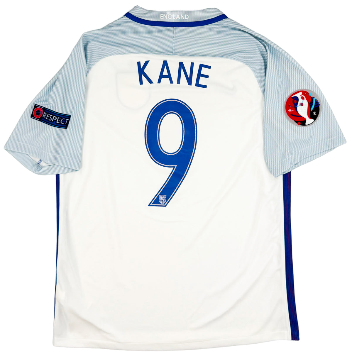 2016 Engeland EK Thuis Shirt Kane - Oldschool Voetbalshirts